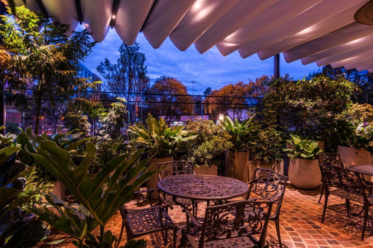 فندق هوتل إستيلر لافونتانا بوغوتا المظهر الخارجي الصورة The rooftop garden at the hotel